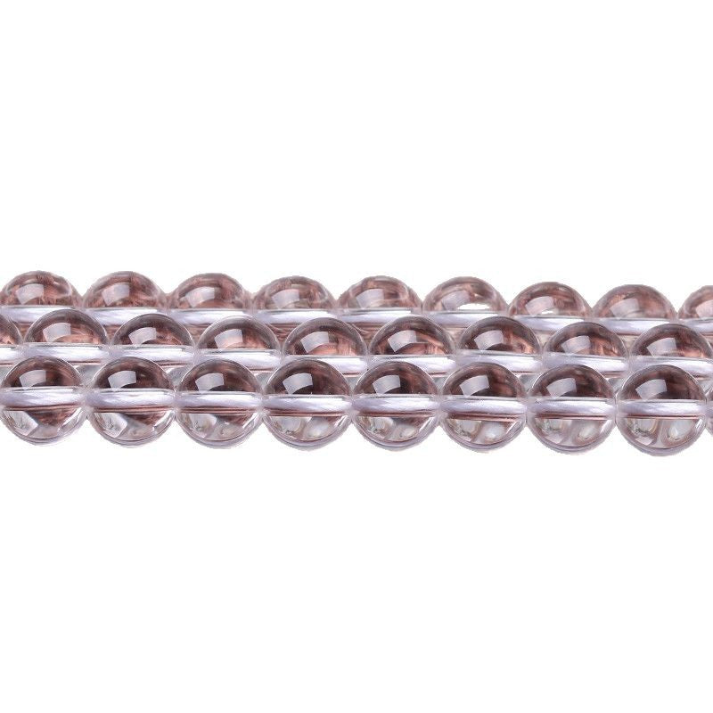 Hongchu Jewelry 7A Grade Natural White Crystal Loose Beads Round beads Semi-Finished Products DIY Accessory Beads Wholesale