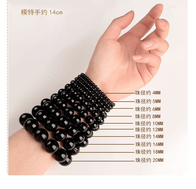 Jiuya Crystal Natural Aquamarine Loose Beads Round beads DIY Handmade Jewelry Beads Semi-Finished Products Wholesale