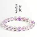 Jiuya Crystal Natural7A Grade Ice Super Seven Round Bead Bracelet Purple Titanium Crystal Aurora Loose Bead Bracelet Factory direct sales